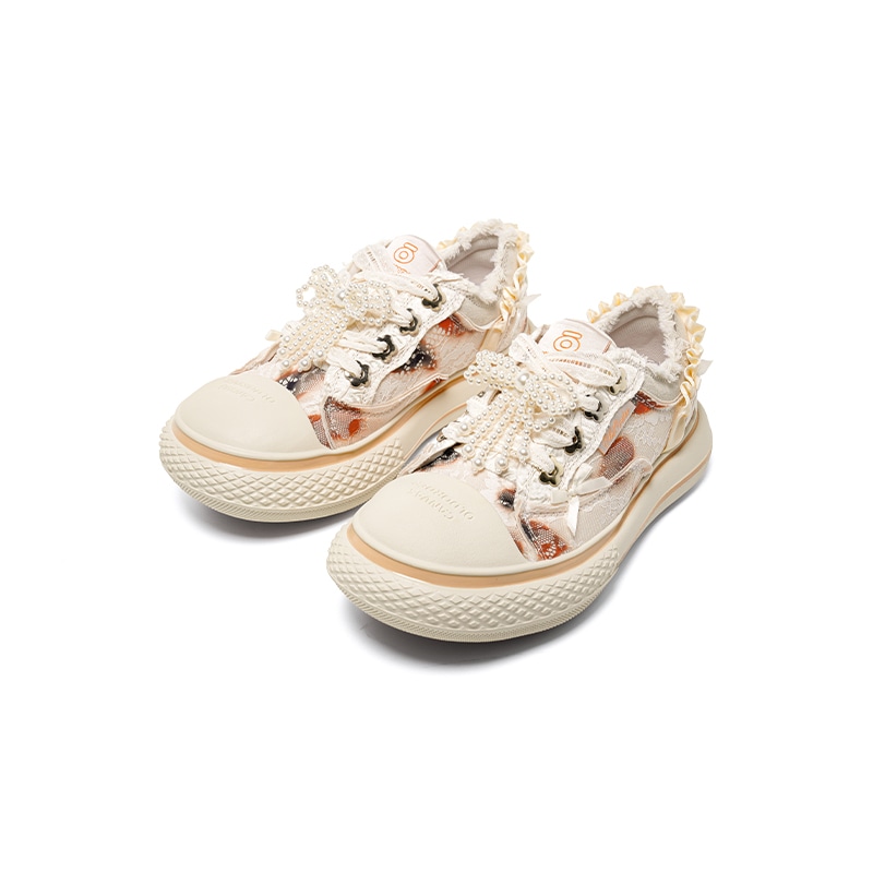 Old Order Canvas Sneakers White — фото 1