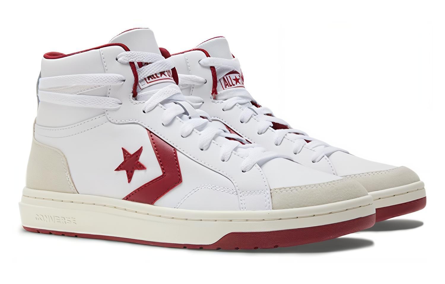Converse Pro Blaze White Red — фото 1