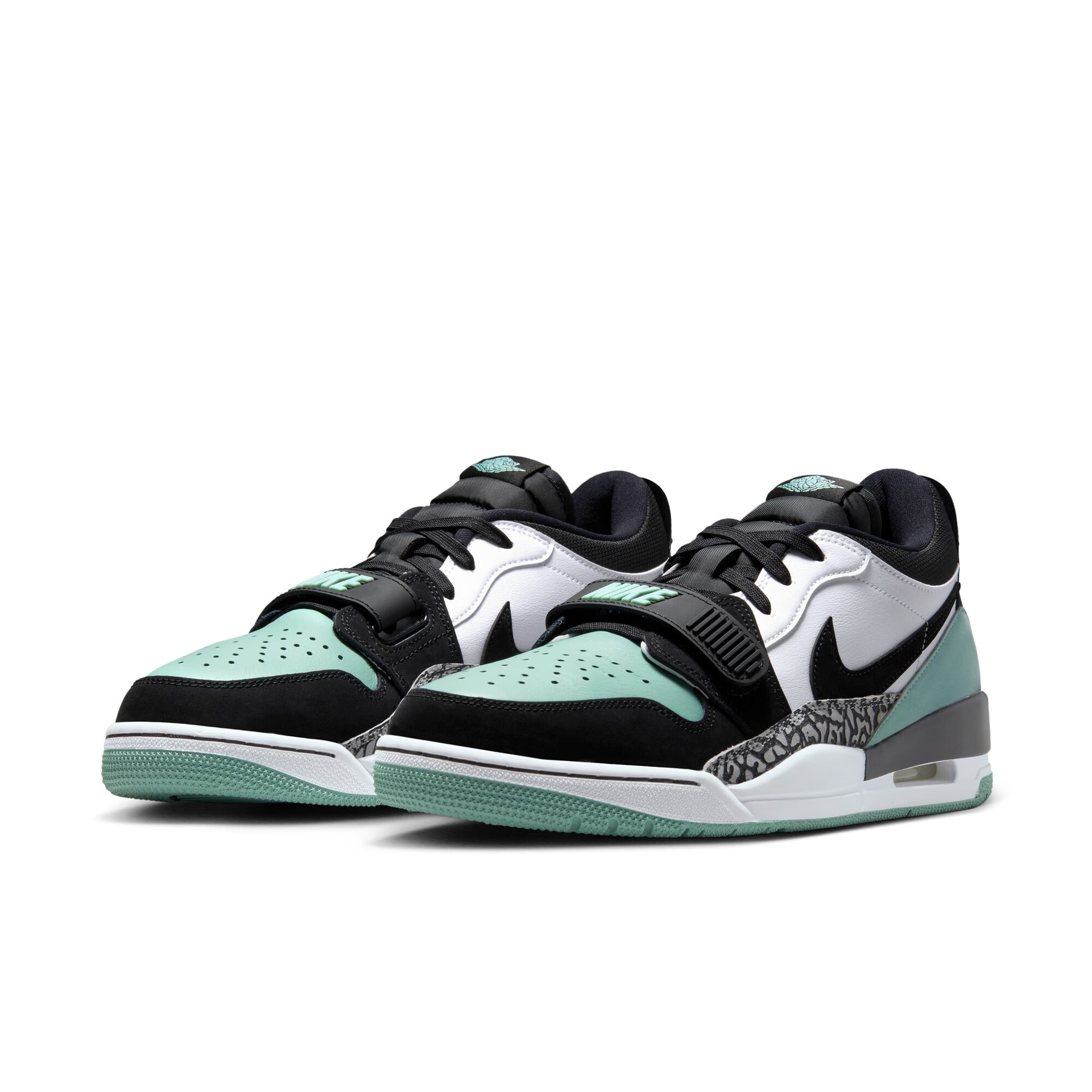 Jordan Legacy 312 Low White Black Green — фото 2