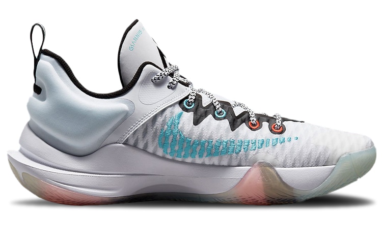 Nike Giannis Immortality Low White Pink — фото 1