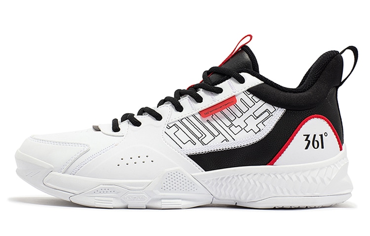361° Basketball Shoes White/Red