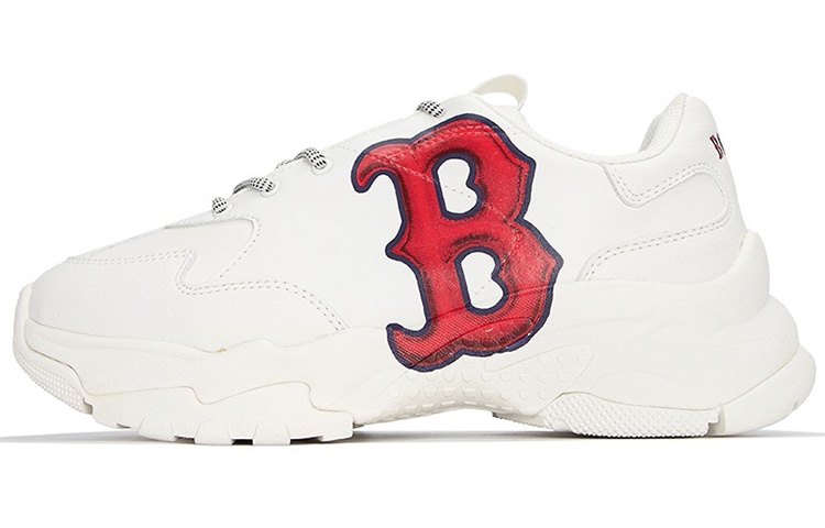 MLB Platform Low Top Sneakers White Red