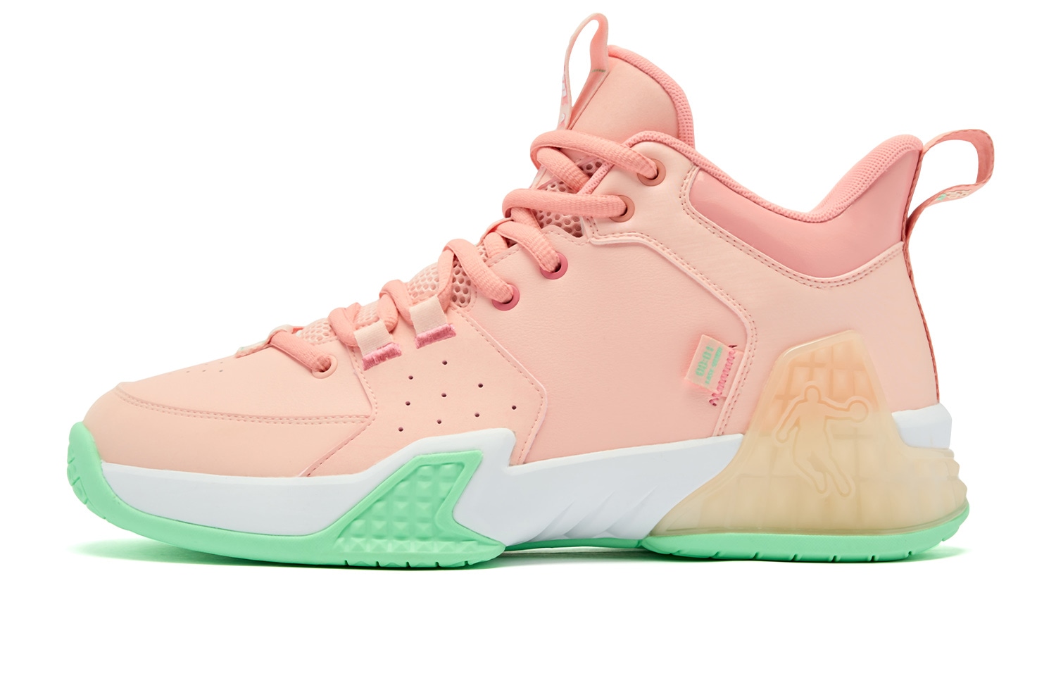 Jordan Mid Sneakers Apricot Pink