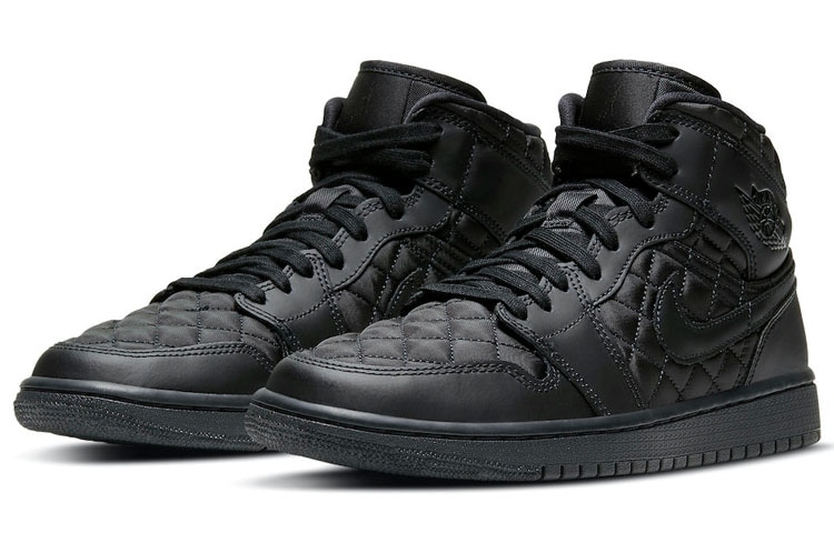 Jordan Air Jordan 1 Mid SE "Black Quilted" — фото 2