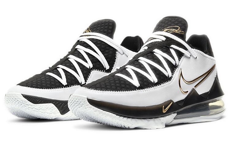 Nike Lebron 17 Low "Metallic Gold" — фото 2