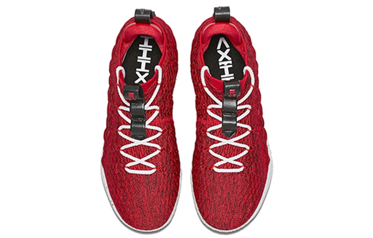 Nike Lebron 15 Low University Red — фото 3