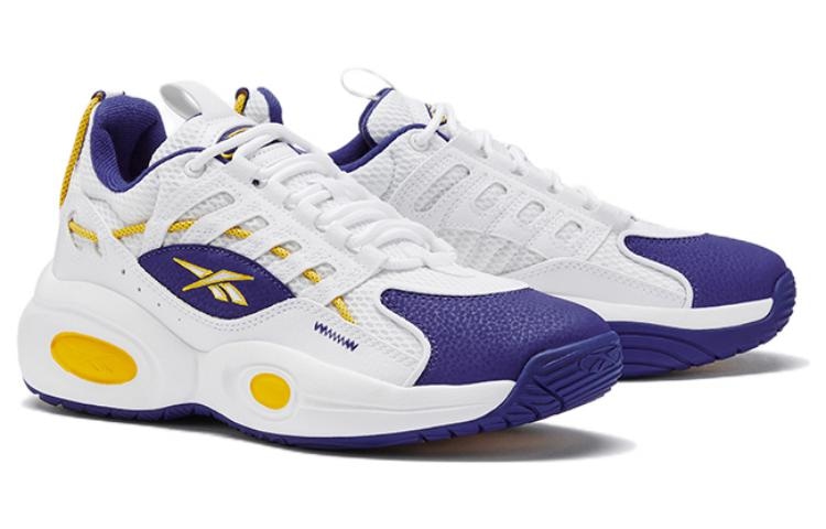 Reebok Solution Mid White Purple — фото 2