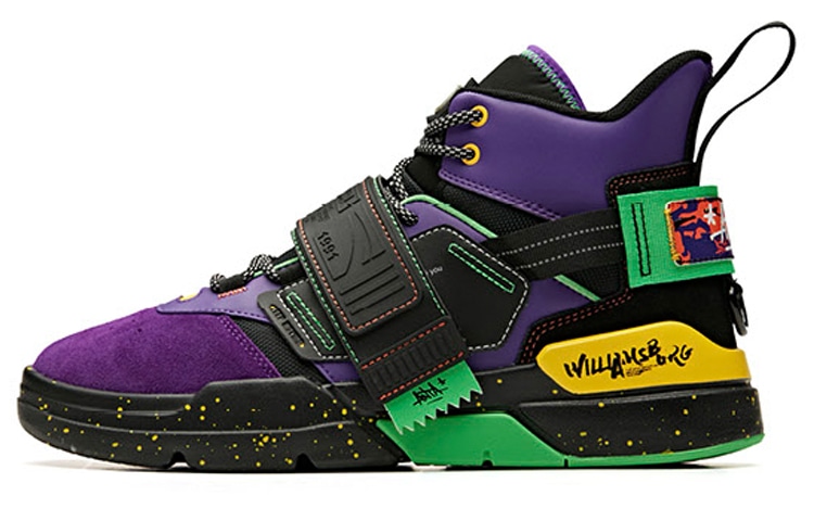 安踏 Anta Stath Graffiti High-Top Retro Basketball Shoes