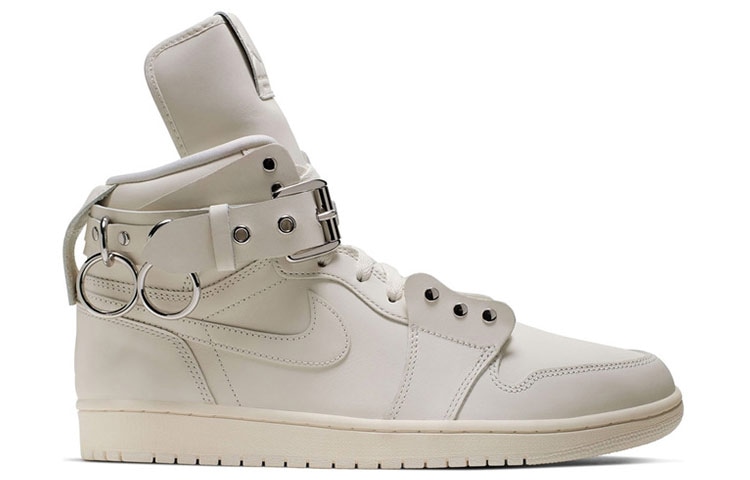 Jordan COMME DES GARCONS SHIRT x Jordan Air Jordan 1 Homme Plus White — фото 1