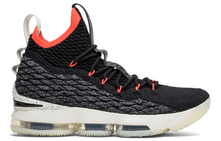 Nike Lebron 15 Black Bright Crimson — фото 1