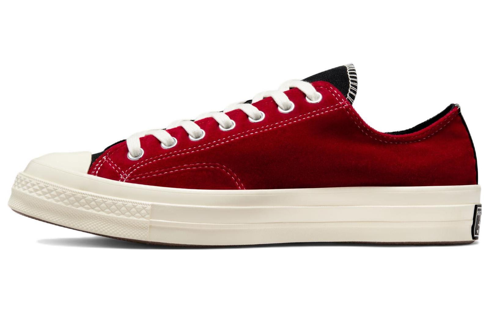 Beyond Retro x Converse Chuck Taylor All Star 1970s Velvet Black Red