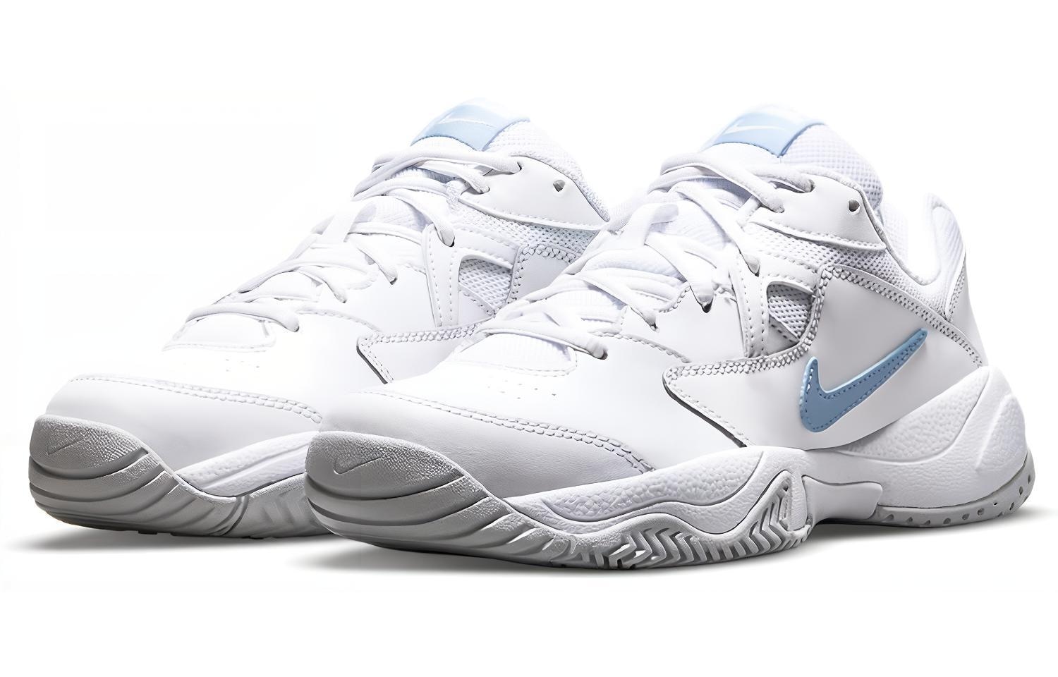 Nike Tennis Shoes Women's White Blue — фото 2