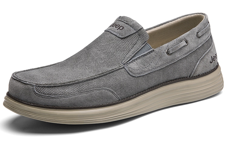 Jeep Canvas Slip-On Light Grey — фото 2