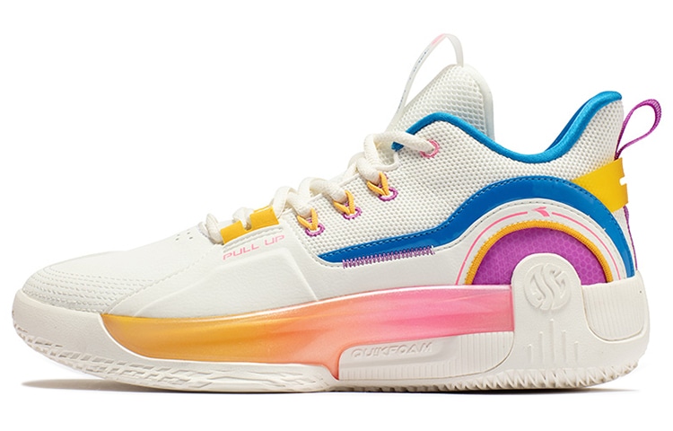 361° AG Basketball Shoes White Yellow