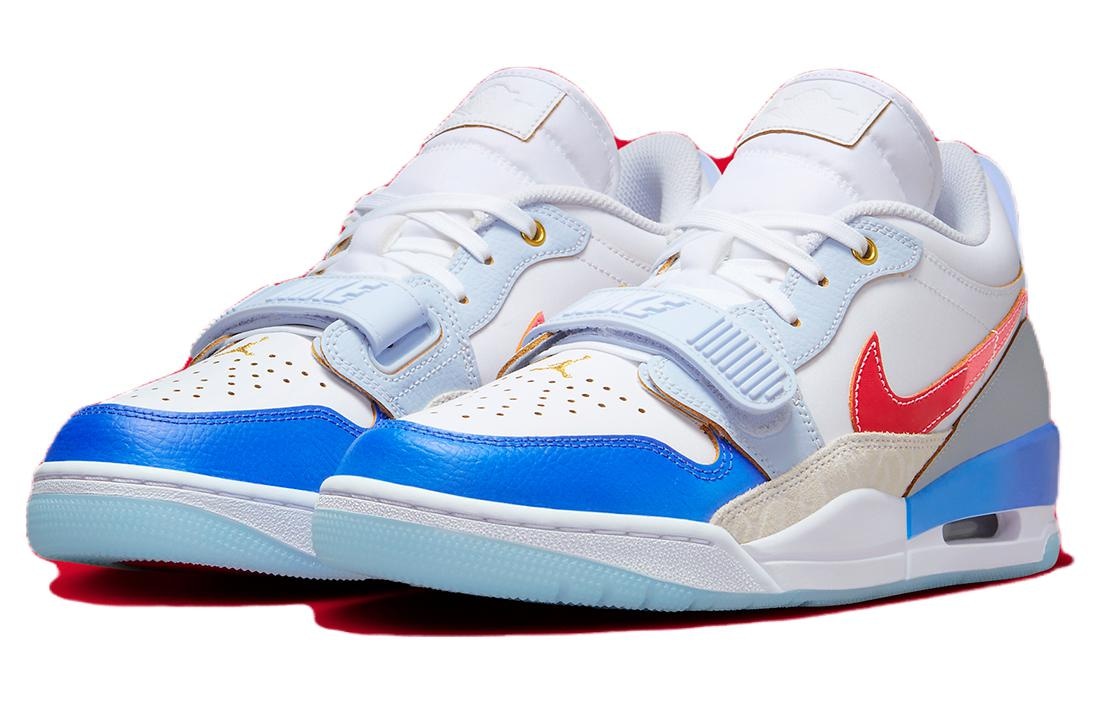 Jordan Legacy 312 Low White Blue Red — фото 2
