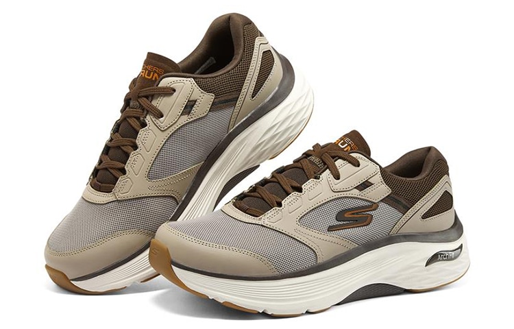 Skechers Max Cushioning Arch Fit Brown — фото 2
