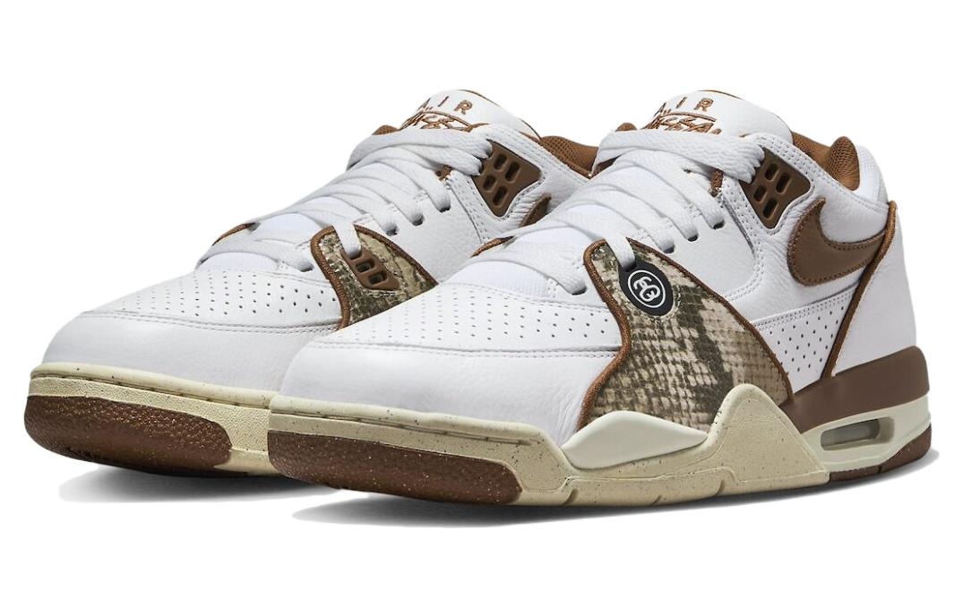 Nike Stussy x Nike Air Flight 89 "White and Pecan" — фото 2
