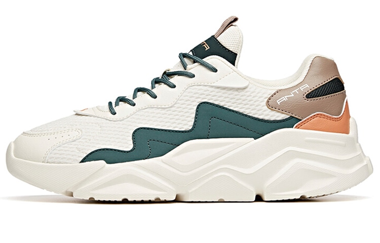 安踏 Anta Retro Dad Shoes White Grey Green