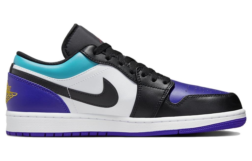 Jordan Air Jordan 1 Low White Black Purple — фото 1