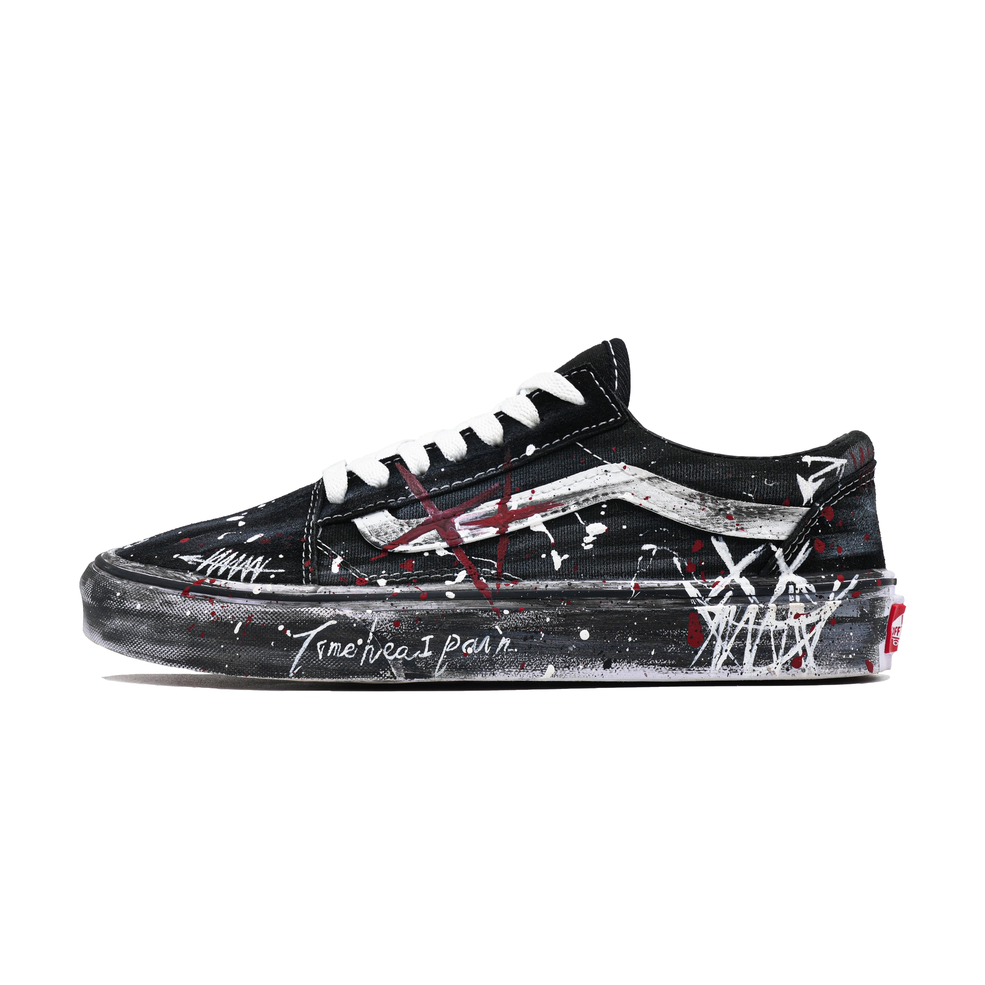 Vans Old Skool Red Smiley
