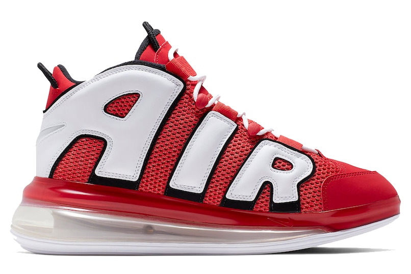 Nike Air More Uptempo 720 Red White — фото 1