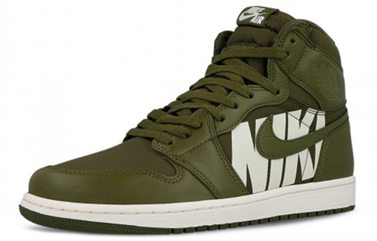 Jordan Air Jordan 1 Retro High Olive Canvas — фото 2