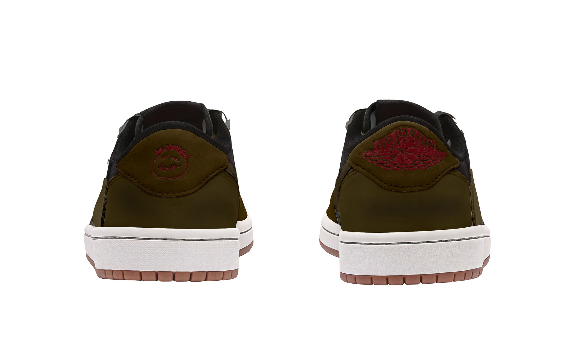 Jordan Travis Scott x Air Jordan 1 Low "Black Brown" — фото 3