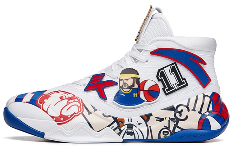 安踏 Anta KT6 White Blue Red