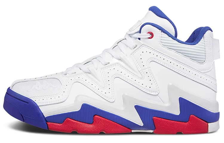 Kappa/卡帕 Kappa Retro Mid Basketball White Blue