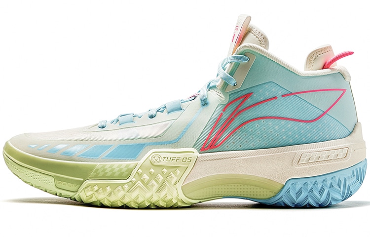 李宁 LiNing Jieao Mid Basketball Shoes Beige