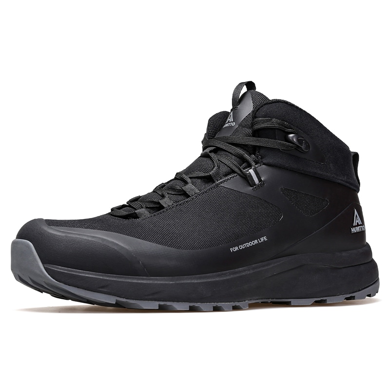 悍途 HUMTTO HUMTTO Outdoor Mid-Top Shoes Black