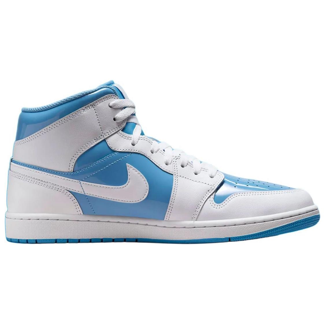 Jordan Air Jordan 1 Mid White Blue — фото 1