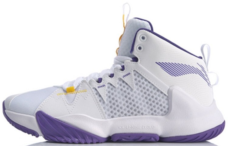 李宁 LiNing Storm Mid White Purple