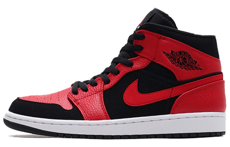 Jordan Air Jordan 1 Mid Black Red