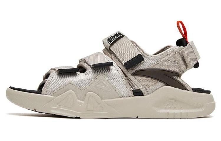 安踏 Anta Sport Sandals Grey Orange