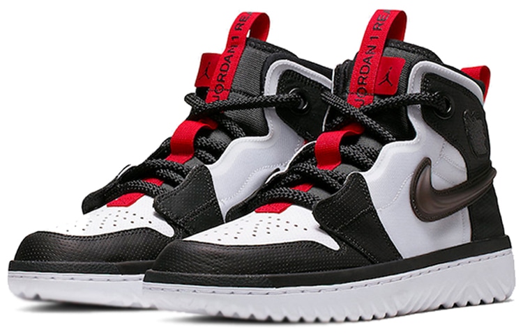 Jordan Air Jordan 1 High React White Black Red — фото 2
