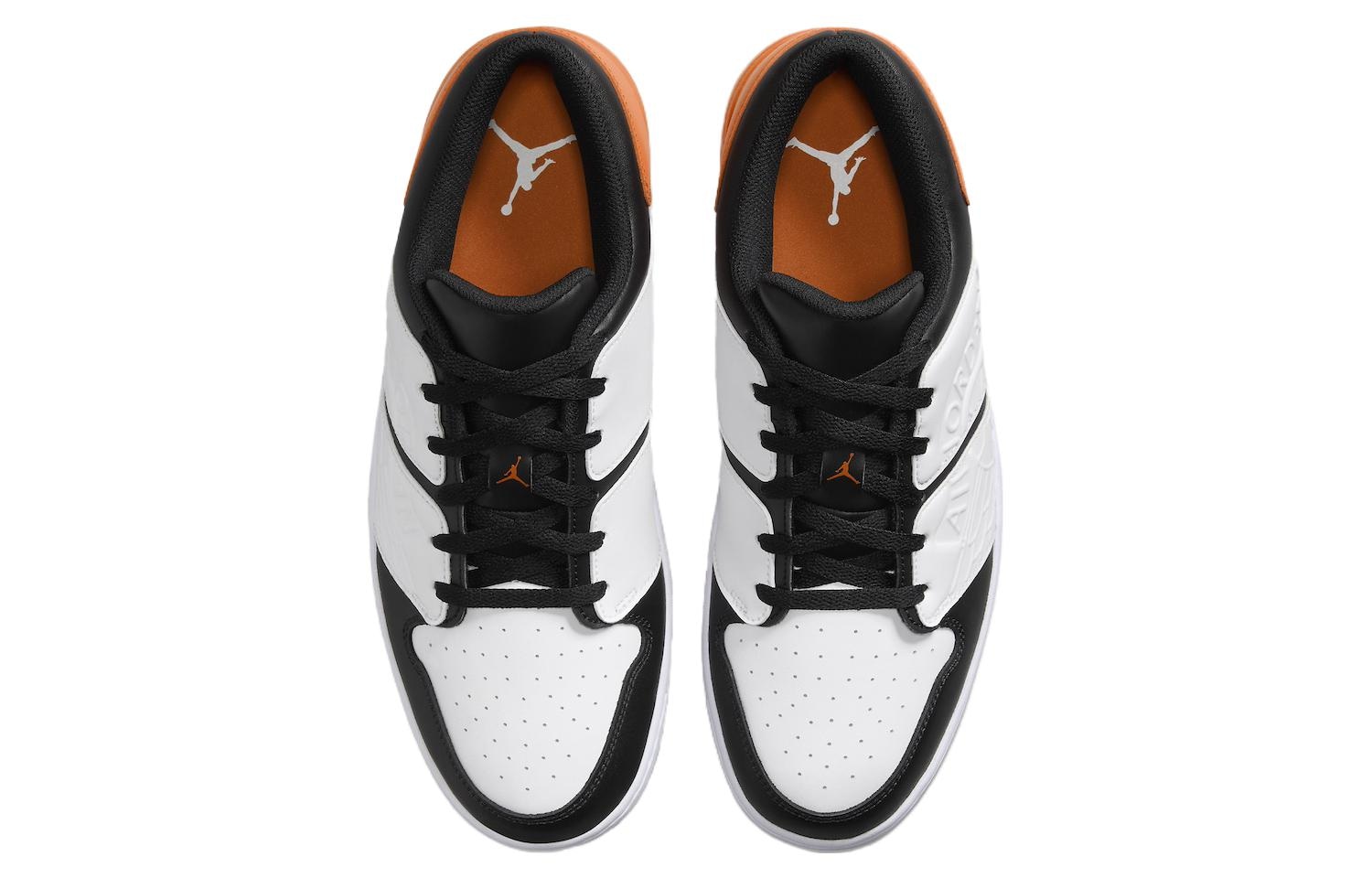 Jordan Nu Retro 1 Low White Black Orange — фото 3