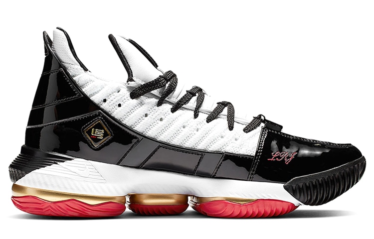 Nike Lebron 16 Low Black Gold — фото 1