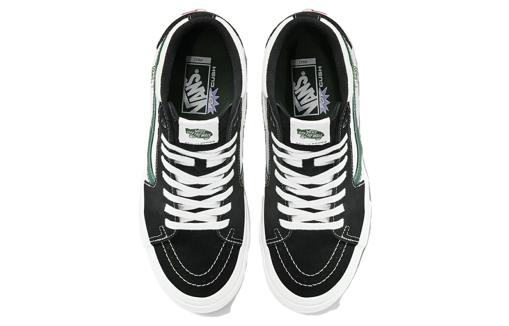 Vans SK8-Hi Black White — фото 2