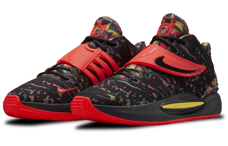 Nike KD 14 EP "Ky-D" Black Red Multicolor — фото 2