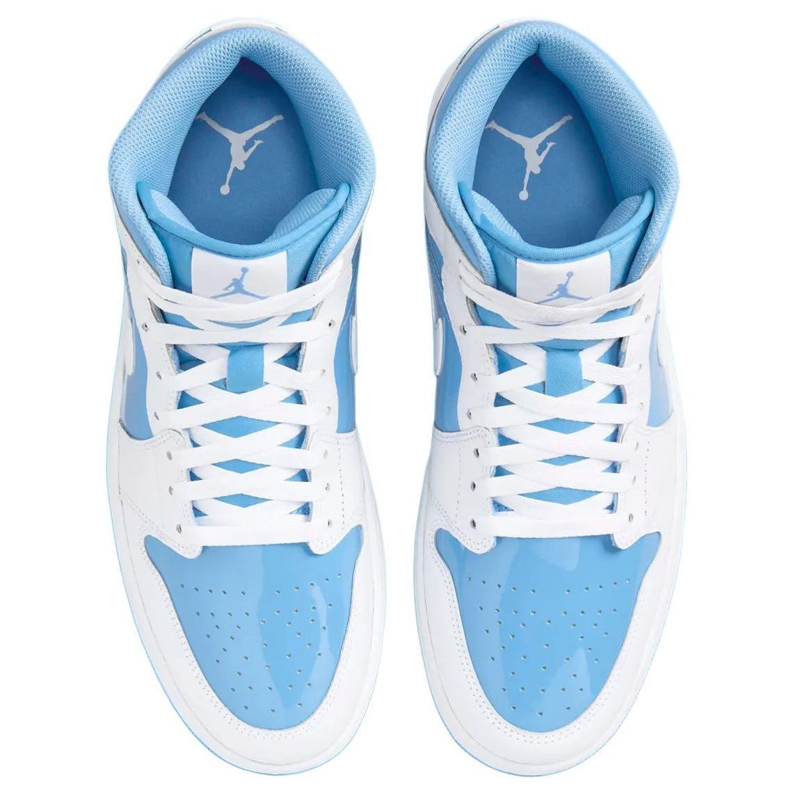 Jordan Air Jordan 1 Mid White Blue — фото 3