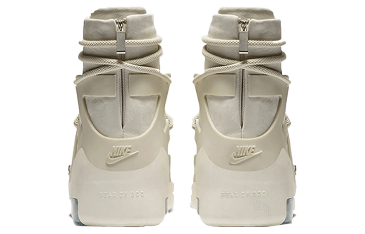 Nike Fear of God x Nike Air Fear of God 1 White Grey — фото 3