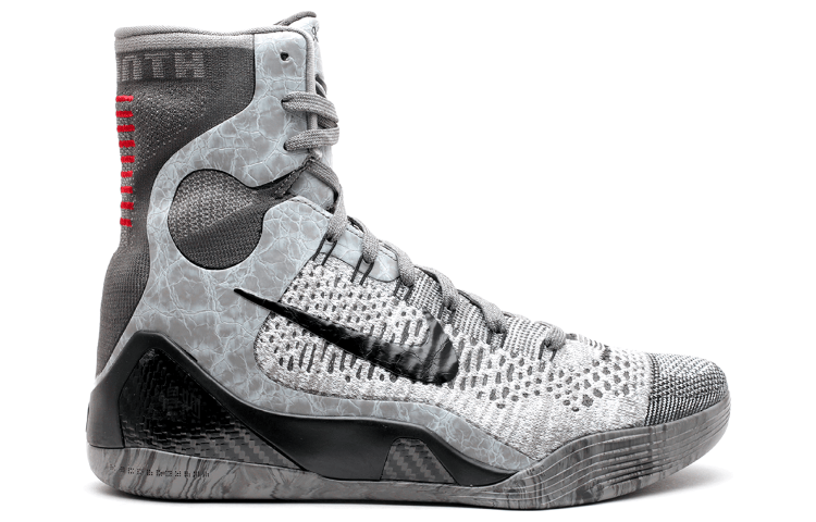 Nike Kobe 9 Elite High Basketball Gray Black — фото 1