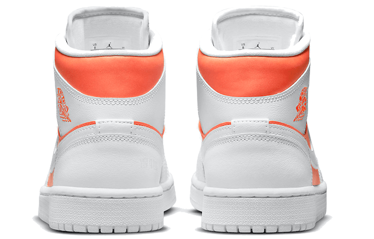 Jordan Air Jordan 1 Mid White Orange — фото 4