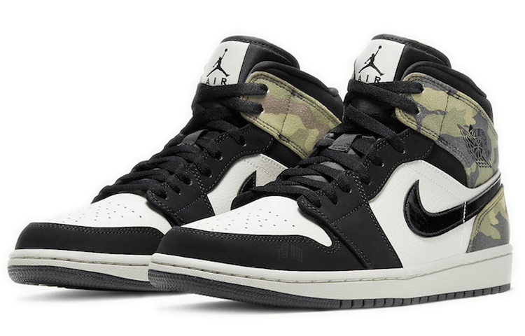 Jordan Air Jordan 1 Mid "Camo Panda" — фото 2