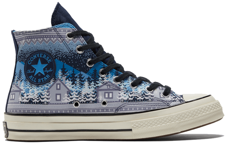 Converse 1970s Chuck Taylor All Star High Blue Grey — фото 1