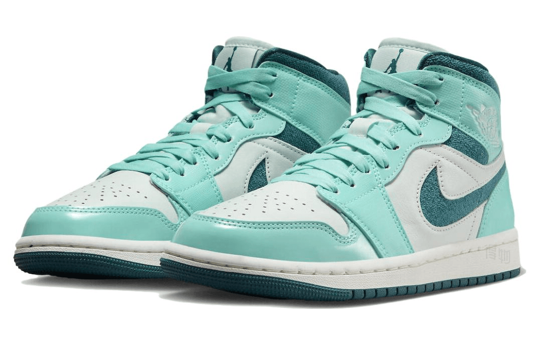 Jordan Air Jordan 1 Mid "Bleached Turquoise" — фото 2