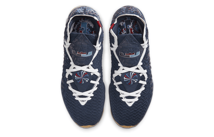 Nike Lebron 17 College Navy — фото 3