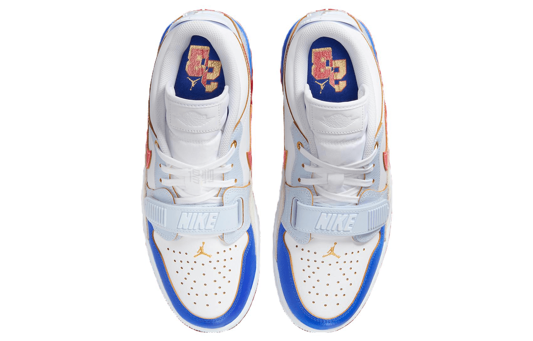 Jordan Legacy 312 Low White Blue Red — фото 3