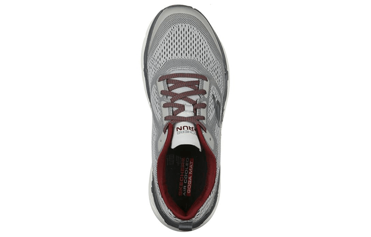 Skechers Max Cushioning Premier Grey White — фото 3
